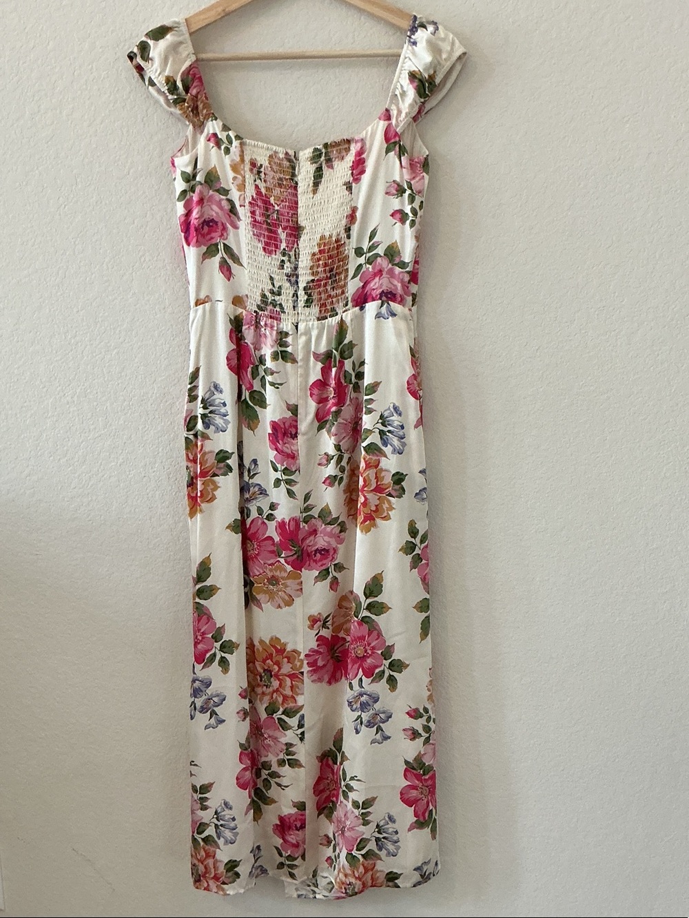 NWOT Reformation Genesis Giverny Floral Silk Size 8 Midi Dress. - Picture 9 of 16